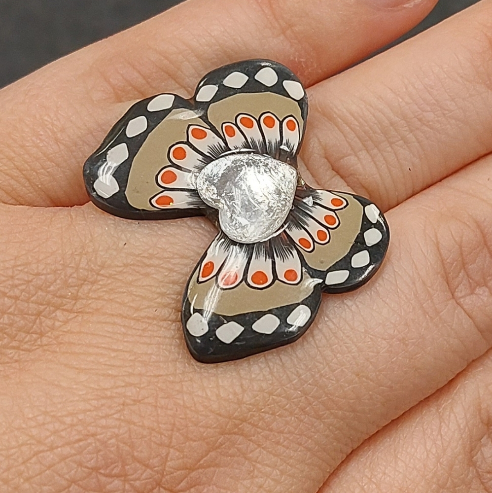 HANDMADE Butterfly Wing Earrings and Ring Set